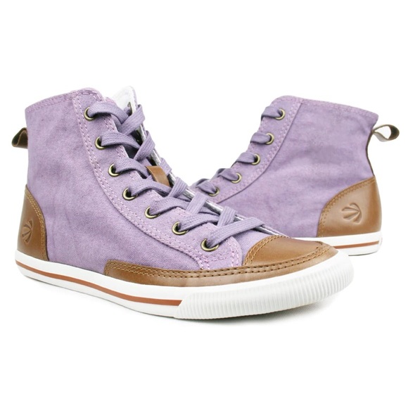 NWT Burnetie High Top Vintage Zipper Sneakers - Picture 3 of 14